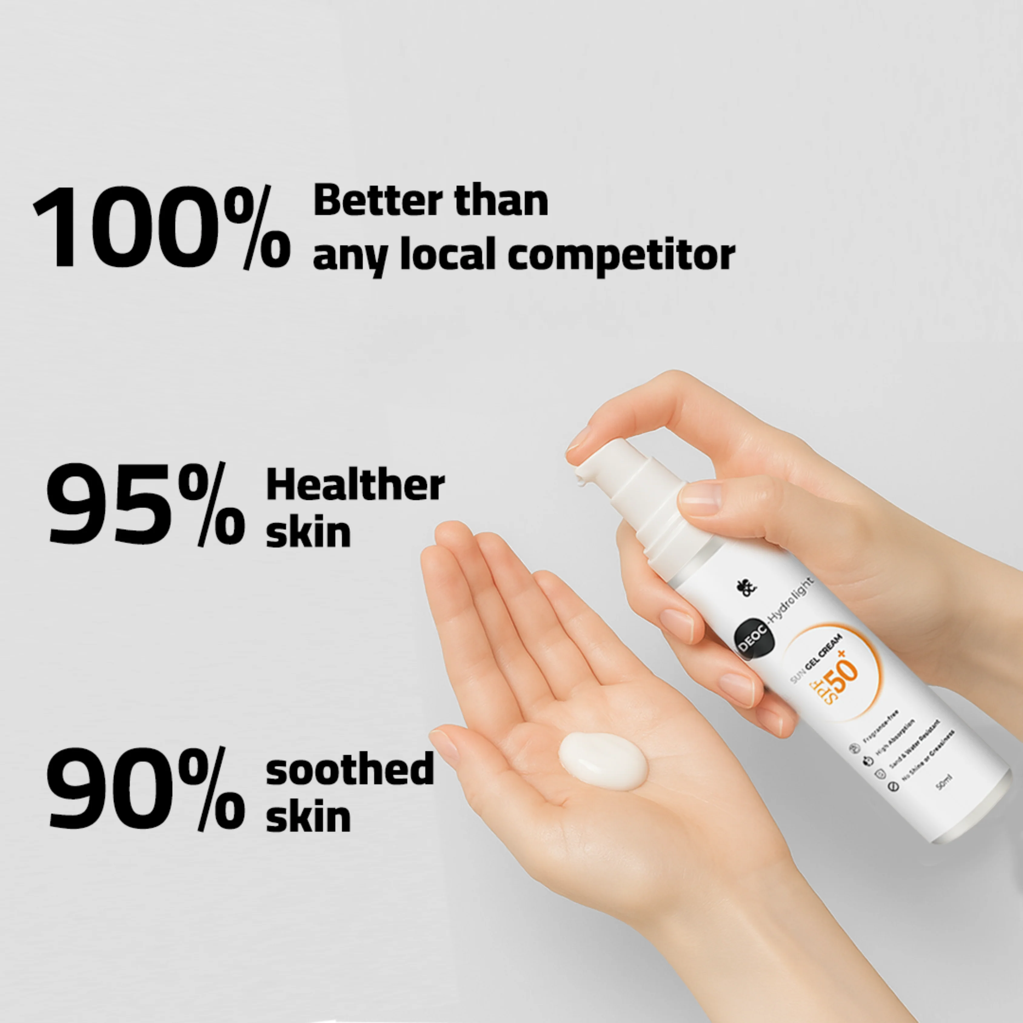 DEOC Hydrolight Sunscreen Gel Cream - Image 7